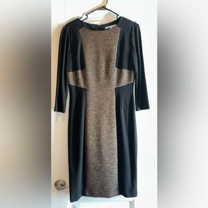 NWT Antonio Melani Metallic Panel Dress